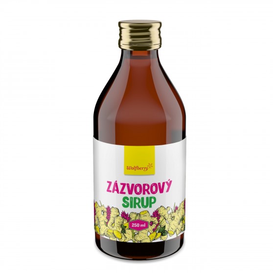 Zázvorový sirup 250 ml Wolfberry