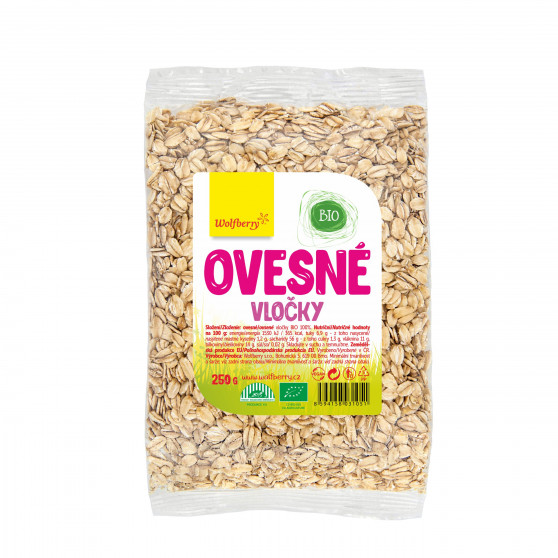 Ovsené vločky BIO 250 g Wolfberry