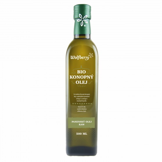 Konopný olej BIO 500 ml Wolfberry