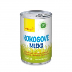 Kokosové mlieko BIO 400 ml Wolfberry