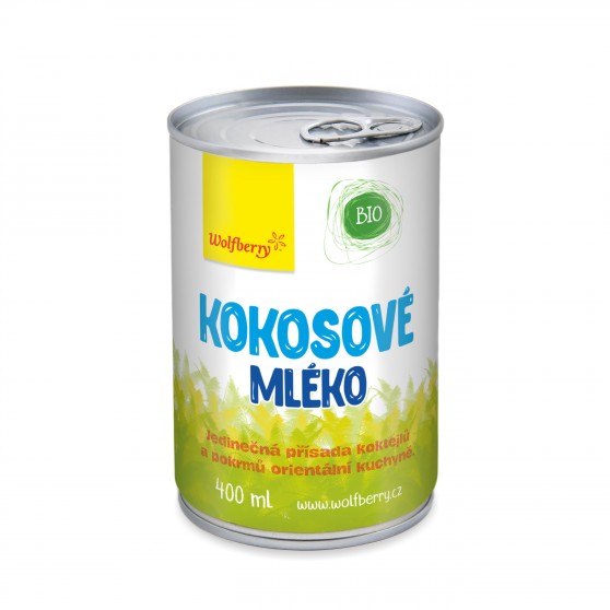 Kokosové mlieko BIO 400 ml Wolfberry