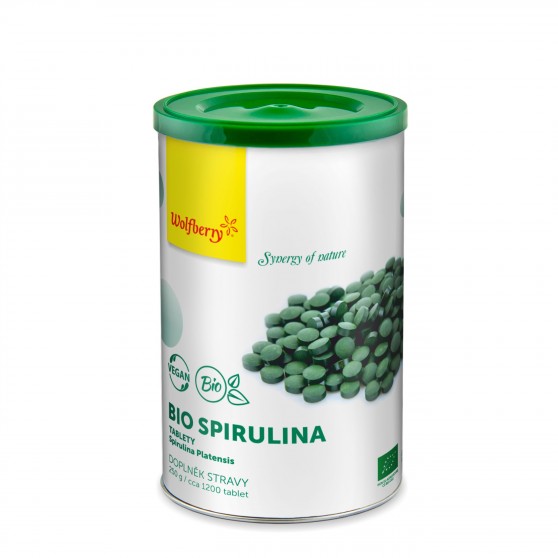 Spirulina BIO 250 g 1200 tbl Wolferry