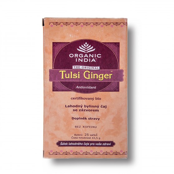 Tulsi Ginger BIO 25 sáčkov Organic India