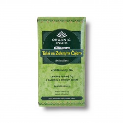 Tulsi so zeleným čajom BIO 25 sáčkov Organic India