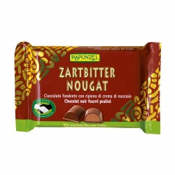 Čokoláda horká s orieškovou náplňou BIO 100 g Rapunzel